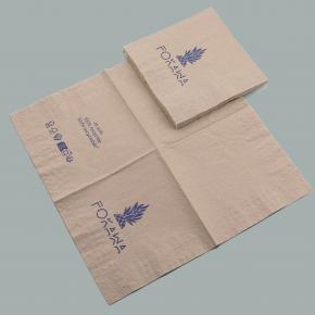 Customized Brown Napkins